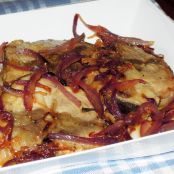 Tonno con la cipolla in agrodolce