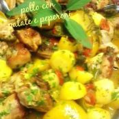 Pollo con Patate e Peperoni