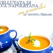 Vellutata di zucca napoletana con quenelles di ricotta Seirass