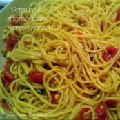 Vermicelli pomodorini lime e zenzero