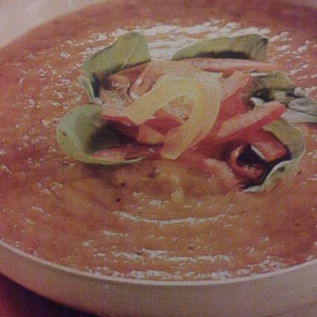 ZUPPA DI PEPERONI E PORRI