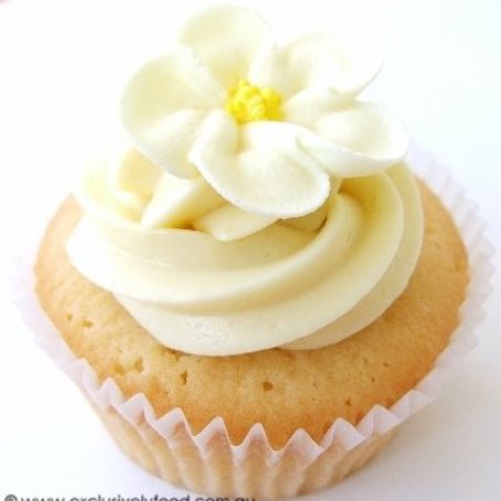 cupcake al cioccolato bianco