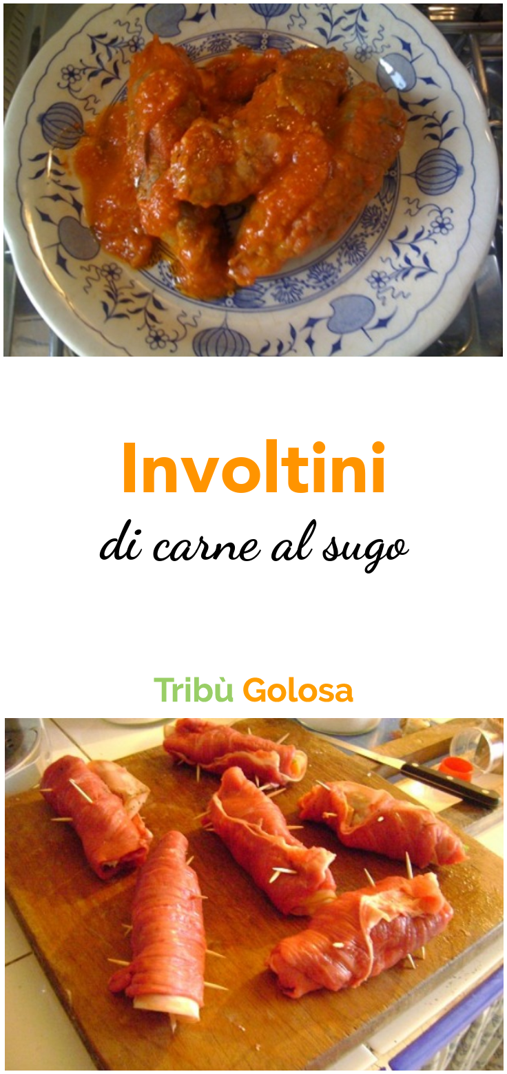 Involtini di carne al sugo (4.6/5) Involtini di carne al sugo (4.6/5)